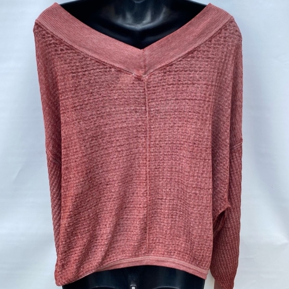 We The Free/ Free People Southside Thermal Shirt Size Small - Picture 4 of 9